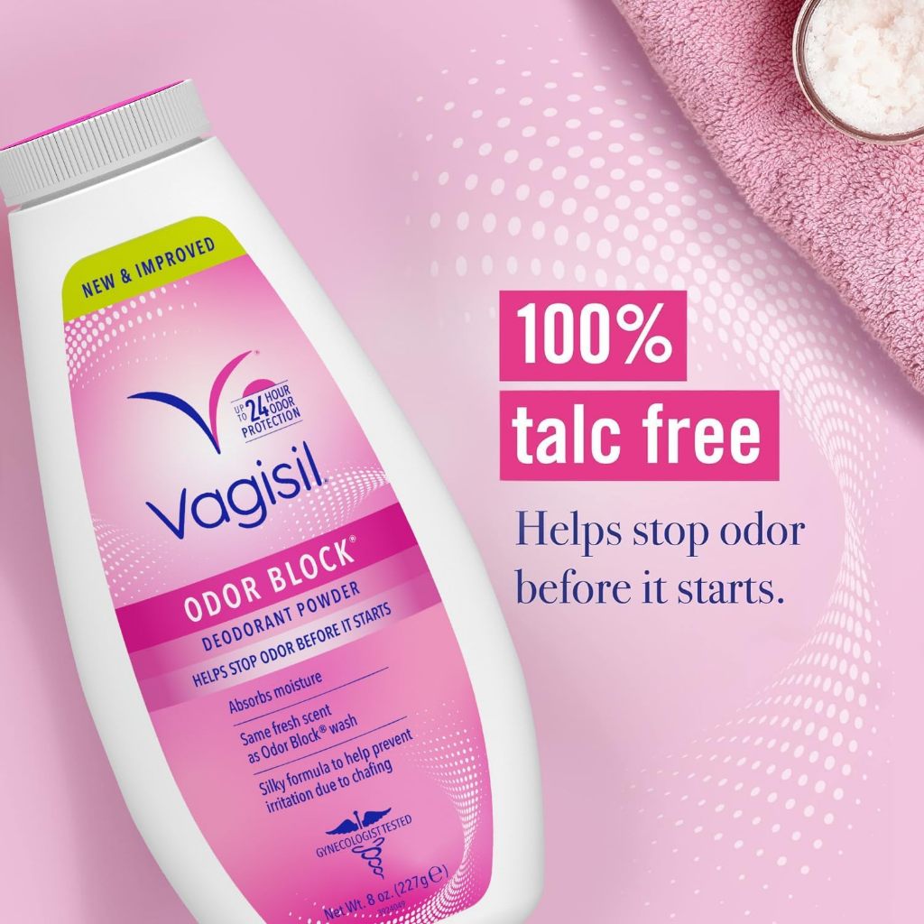 [ VAGISIL POWDER ] VAGISIL DAILY INTIMATE POWDER 226G - ODOUR BLOCK ...