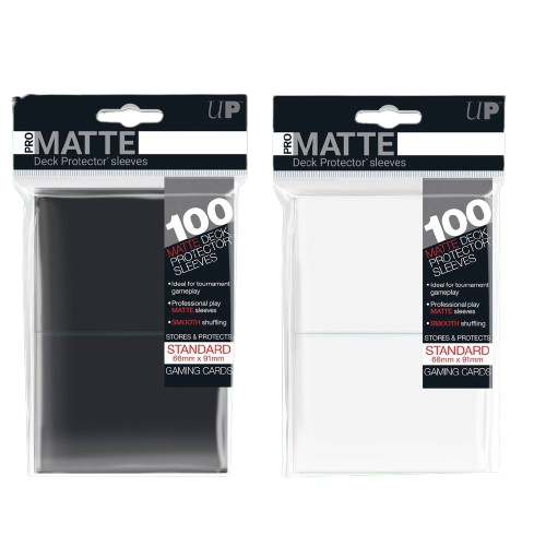 Ultra Pro Pro-Matte Deck Protector Sleeves Rosse (100 Pezzi) - Proteggi Carte Magic The Gathering