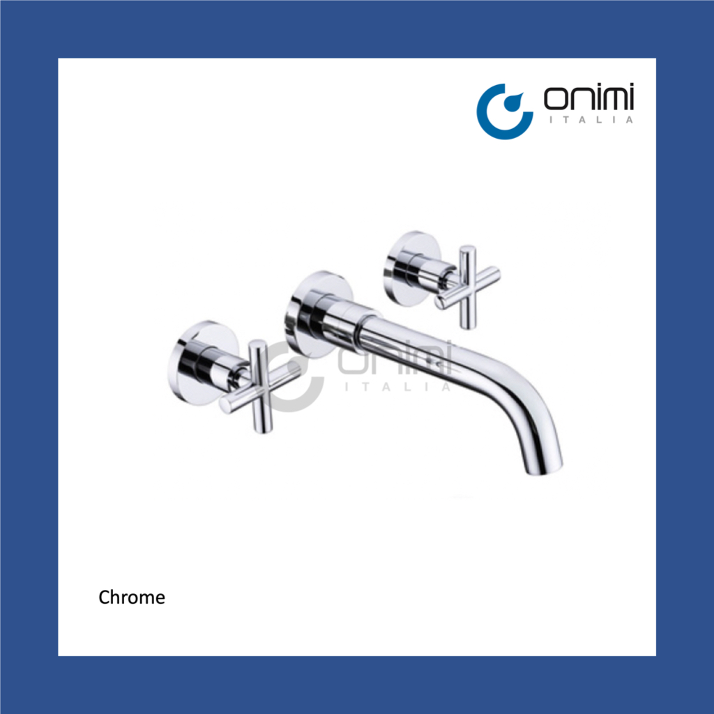 Onimi Italia - Wall Mount Basin Mixer / Concealed Wall Mounted 3 Holes ...
