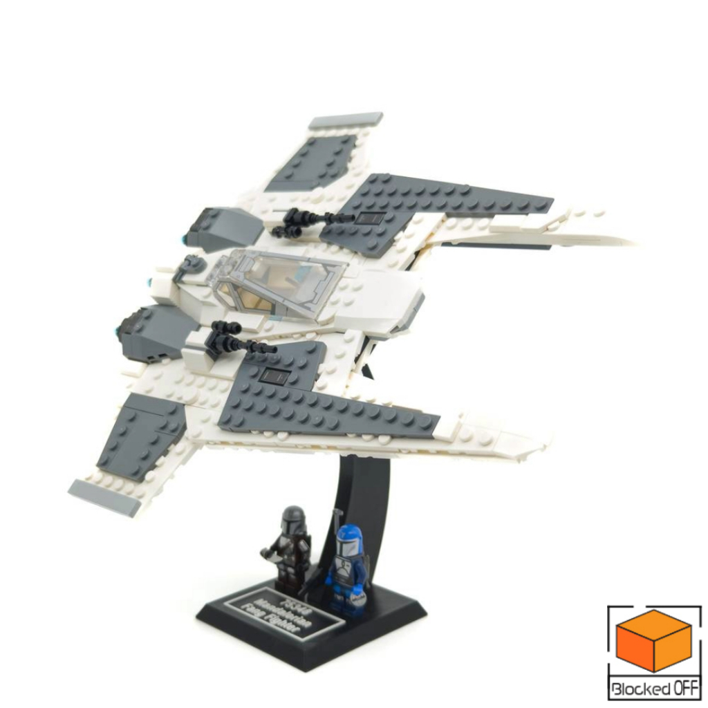 Display Stand for Lego Star Wars Mandalorian Fang Fighter (75348 ...