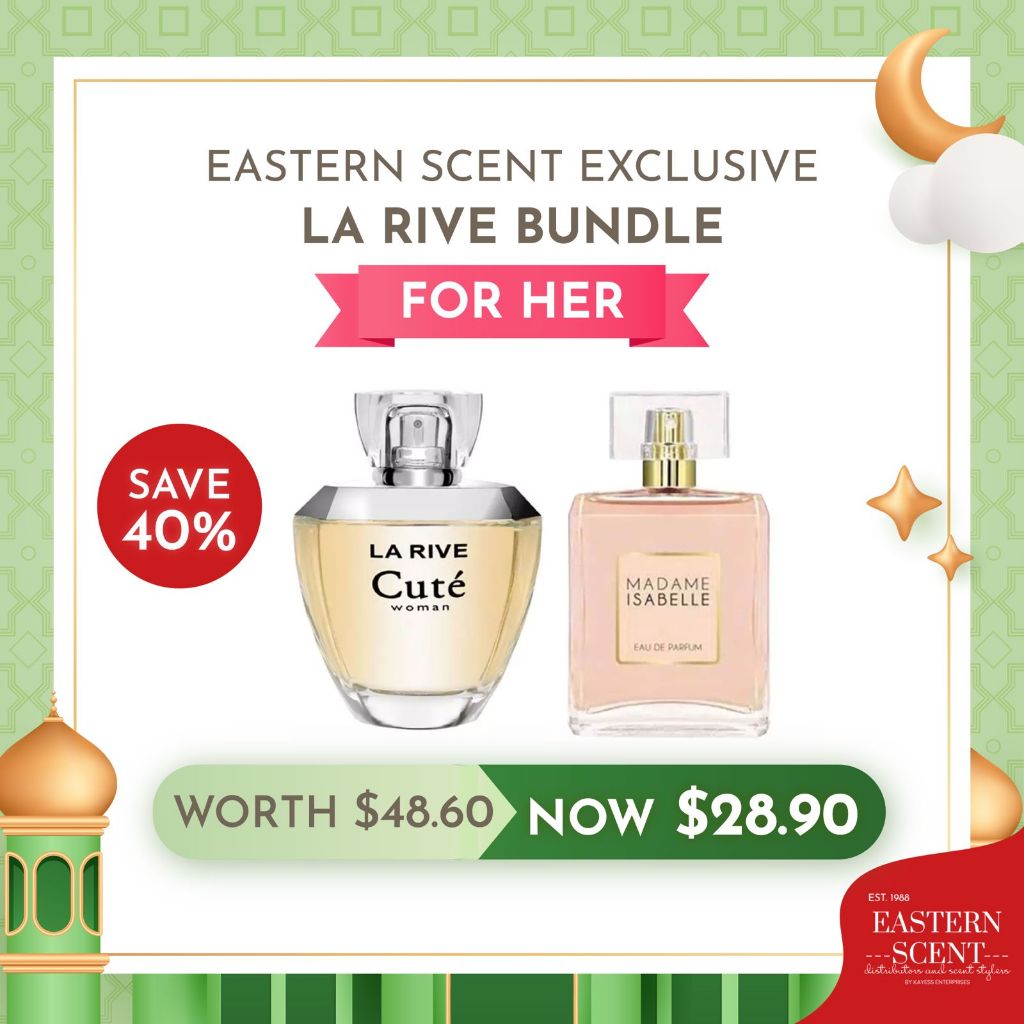 LA RIVE BUNDLE FOR HER ( LA RIVE CUTE EAU DE PARFUM 100ML & LA RIVE ...