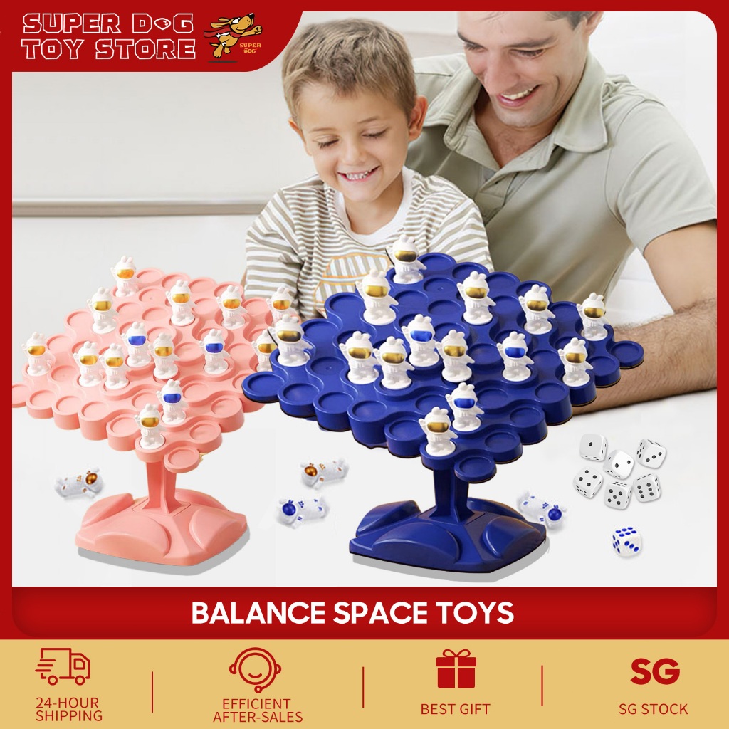 🌈Local Ship🌈Balance Spaceman Board Game Toy Desktop Stacking Tower Game ...