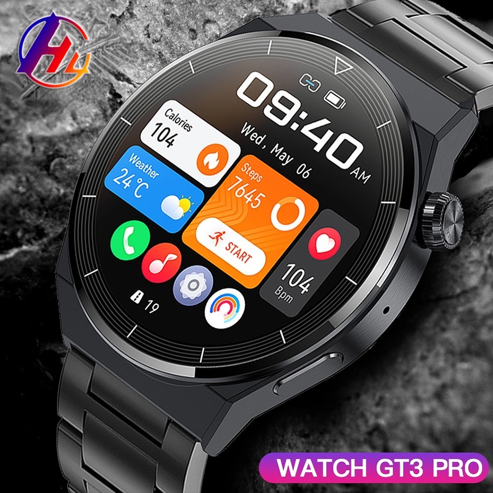 HEL For Xiaomi Huawei Watch GT3 Pro Smart Watch Waterproof Sport