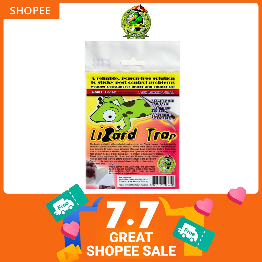 Enta Lizard Trap Pest Stop Lizard killer Shopee Singapore