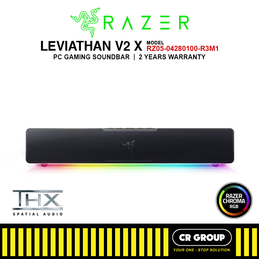 Razer Leviathan V2 X - Compact USB Type-C PC Soundbar - Full-Range Drivers  - Bluetooth 5.0 (2Yrs Warranty) | Shopee Singapore