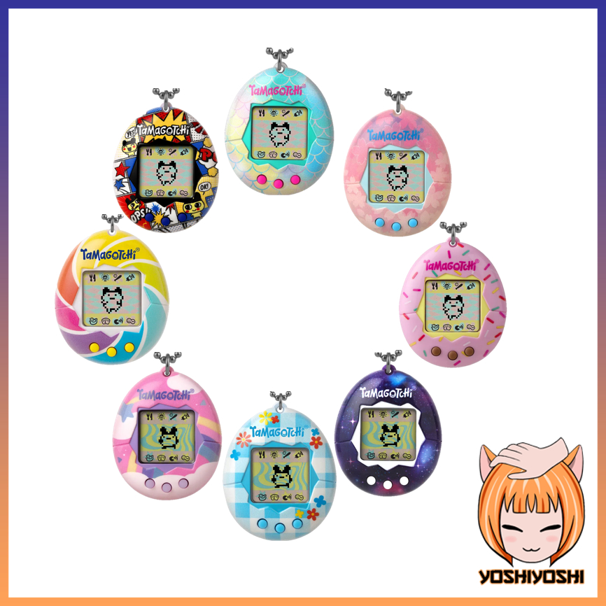 Instock Bandai Tamagotchi The Originals Candy Swirl Dreamy Flower Galaxy Mermaid Comic Sakura Sprinkles Shopee Singapore