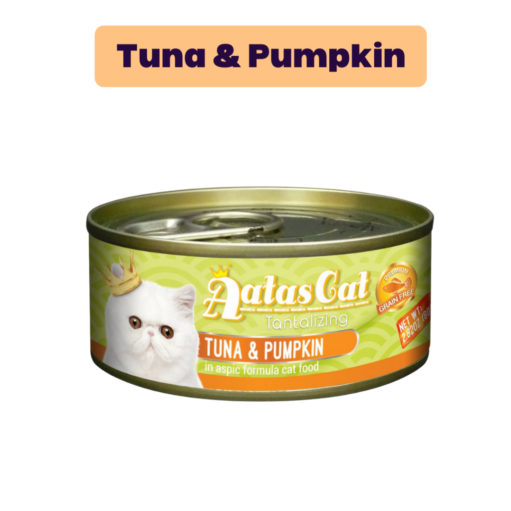 Aatas Cat Tantalizing Tuna Wet Cat Food GMO Free 80g Shopee Singapore