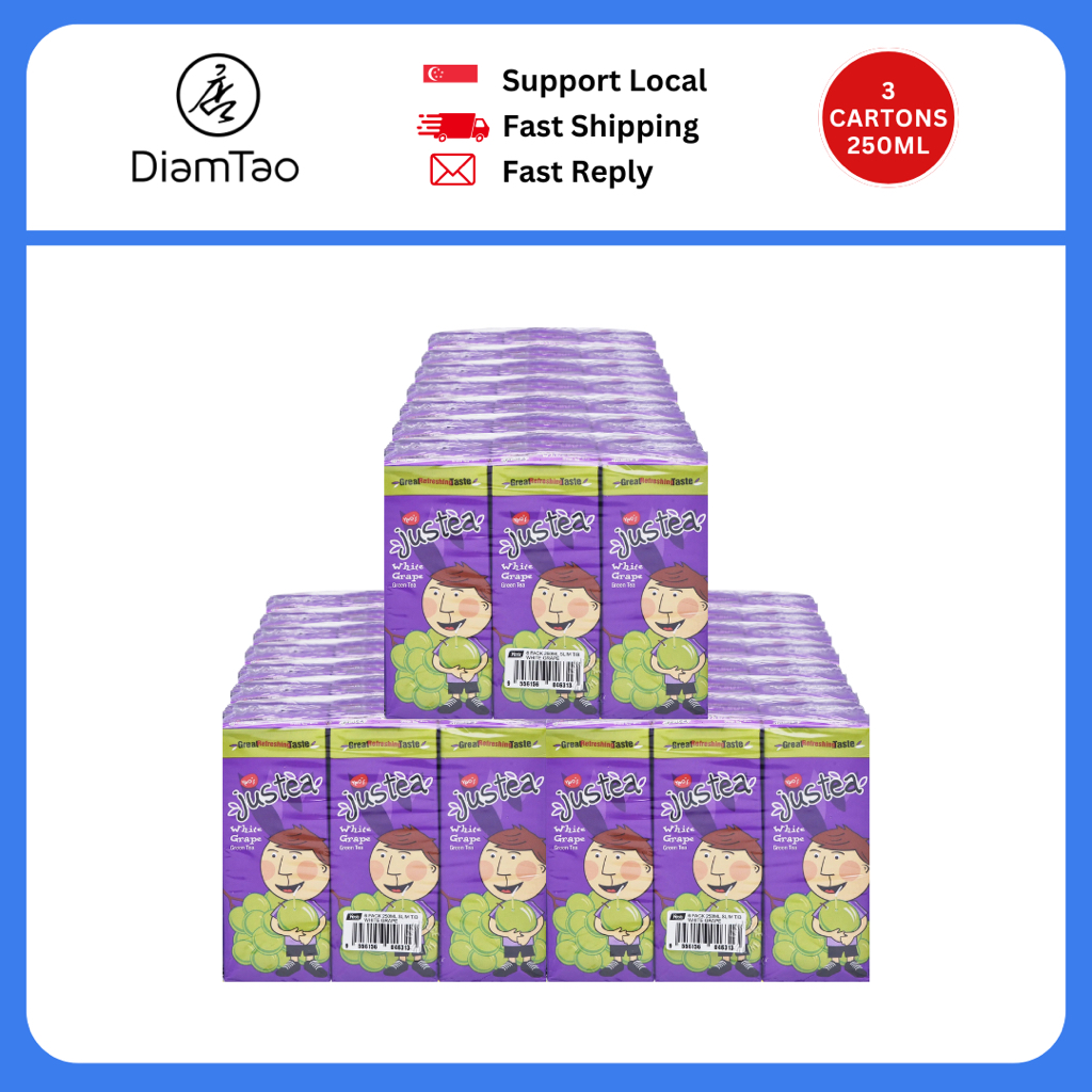 [Bundle of 3] Yeo's Just Tea White Grape 250ml x 24 Packets | Shopee ...