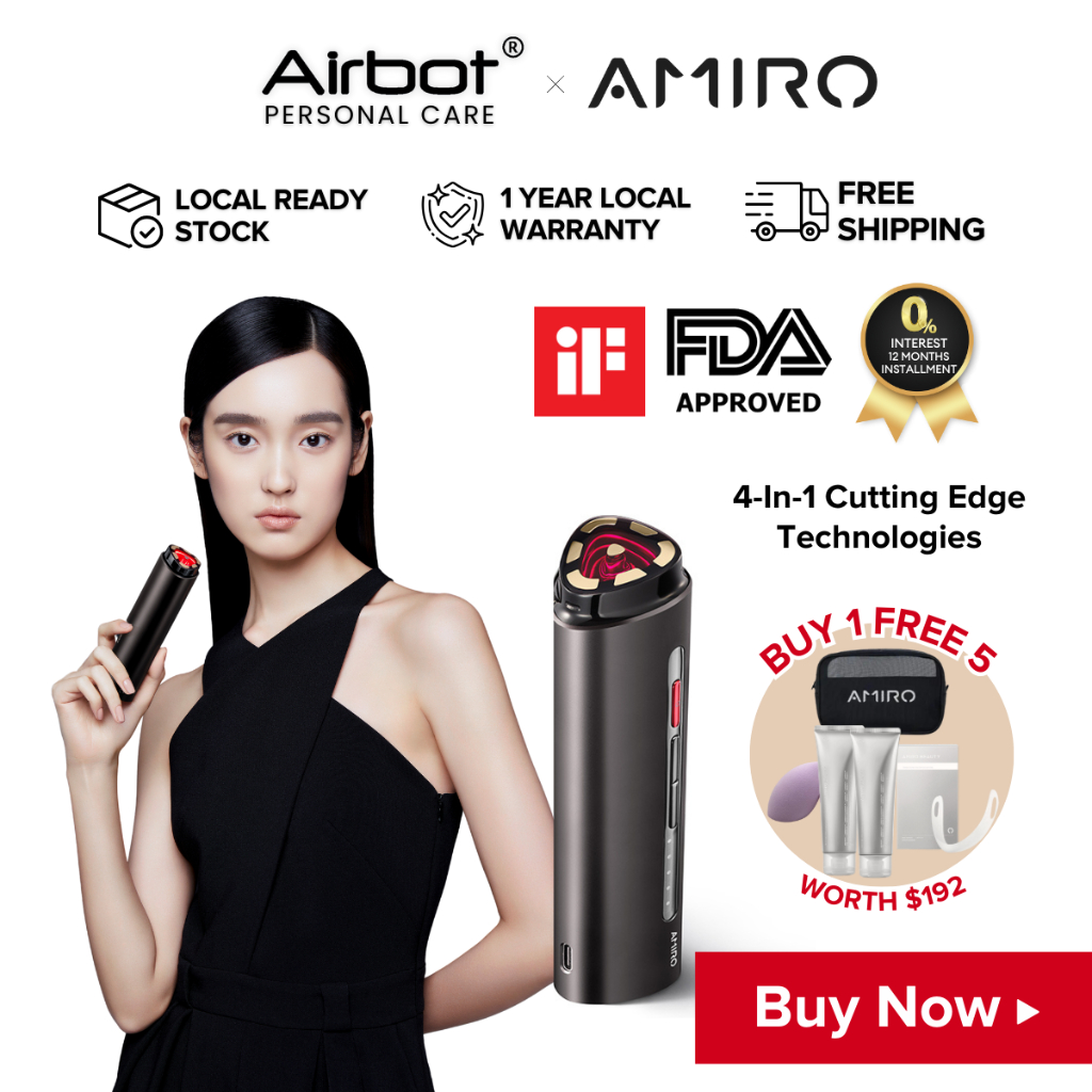 [SG Ready Stock] AMIRO R1 PRO Facial RF Skin Home Lifting/Tightening ...
