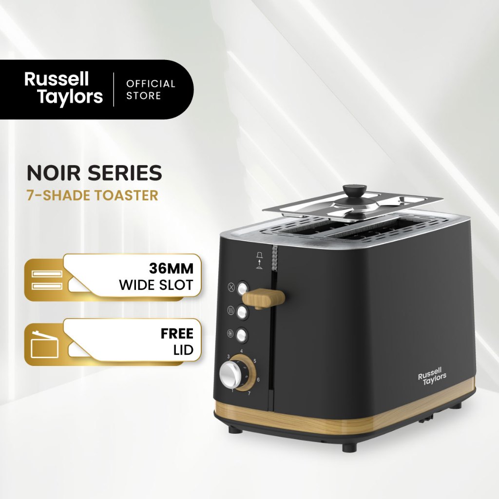 Russell Taylors Noir Series 7-Shade Stainless Steel Toaster RT30 With Lid |  Shopee Singapore