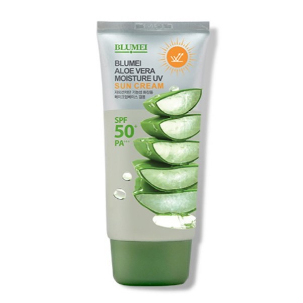 [ BLUMEI ] Aloe vera Moisture UV Sun Cream SPF50+ PA+++ 70g | Shopee ...