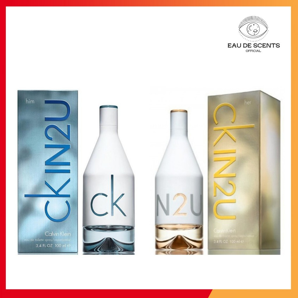 CALVIN KLEIN CK IN2U MEN/WOMAN EDT 100ML/150ML | Shopee Singapore