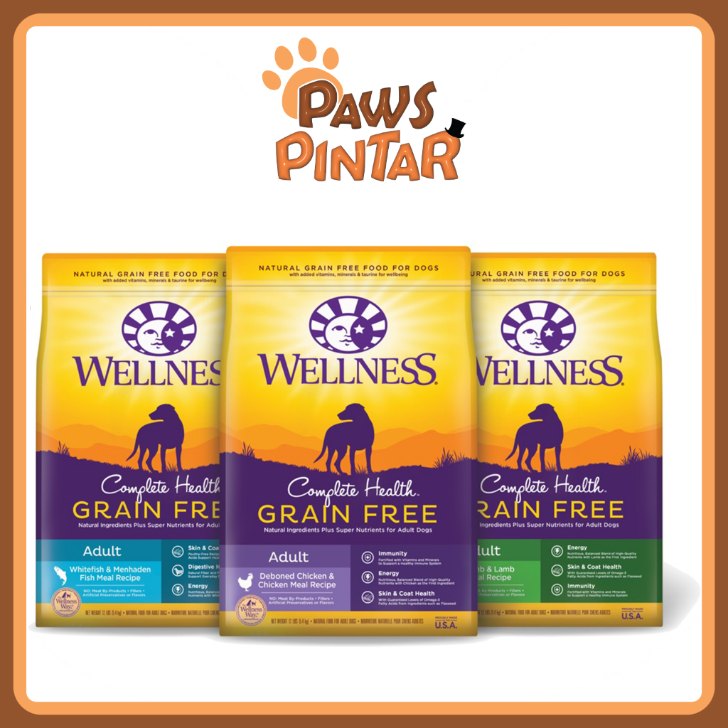 Wellness complete health grain free dog food clearance