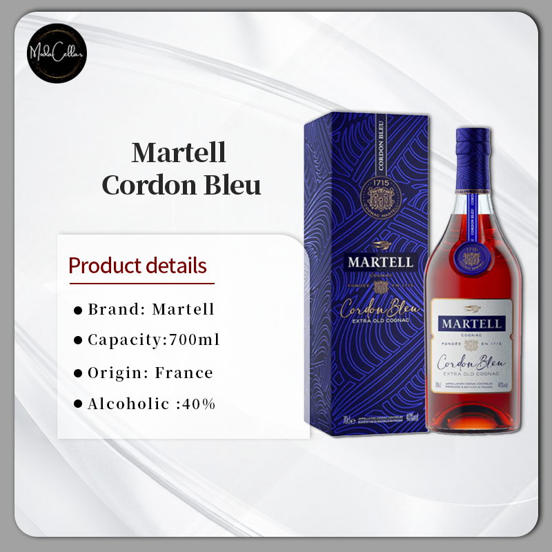 Martell Cordon Bleu 700ml ABV 40% with Gift Box Japan