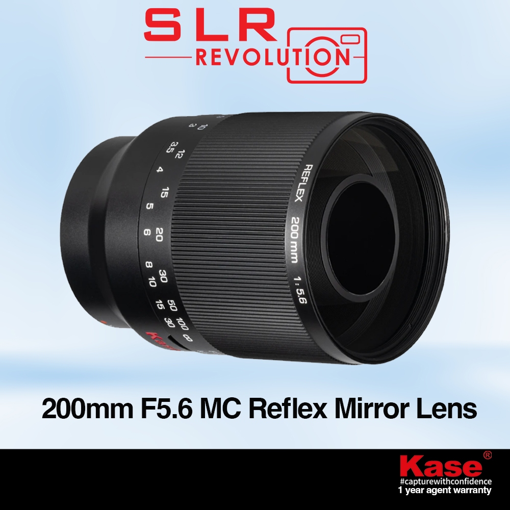 Kase 200mm F5.6 MC Spiegelreflex-Objektiv Für Fuji G/GFX – Manueller Fokus, Metallbauweise