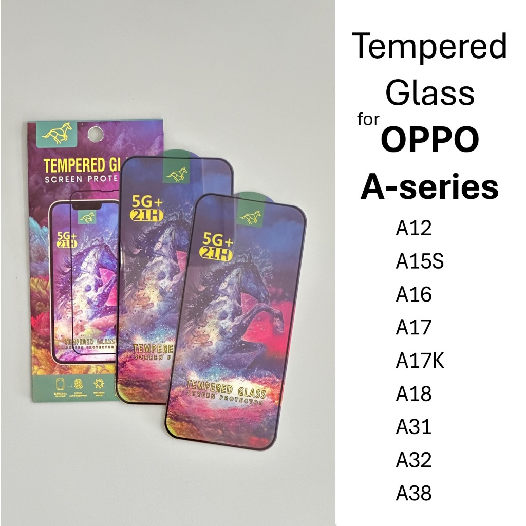 Tempered Glass for OPPO A-series [A5, A9, A12, A15S, A16, A17, A17K ...