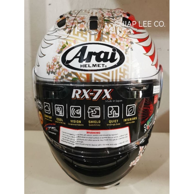 Arai RX7X Tsubasa (NEW) PSB Approved | Shopee Singapore
