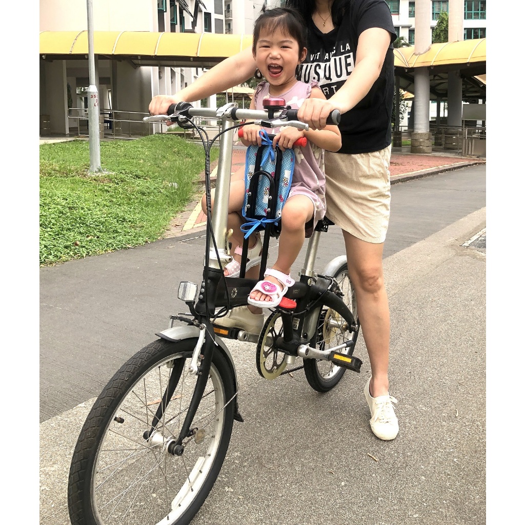 Front child seat for folding bikes foldable bicycle Shopee Singapore