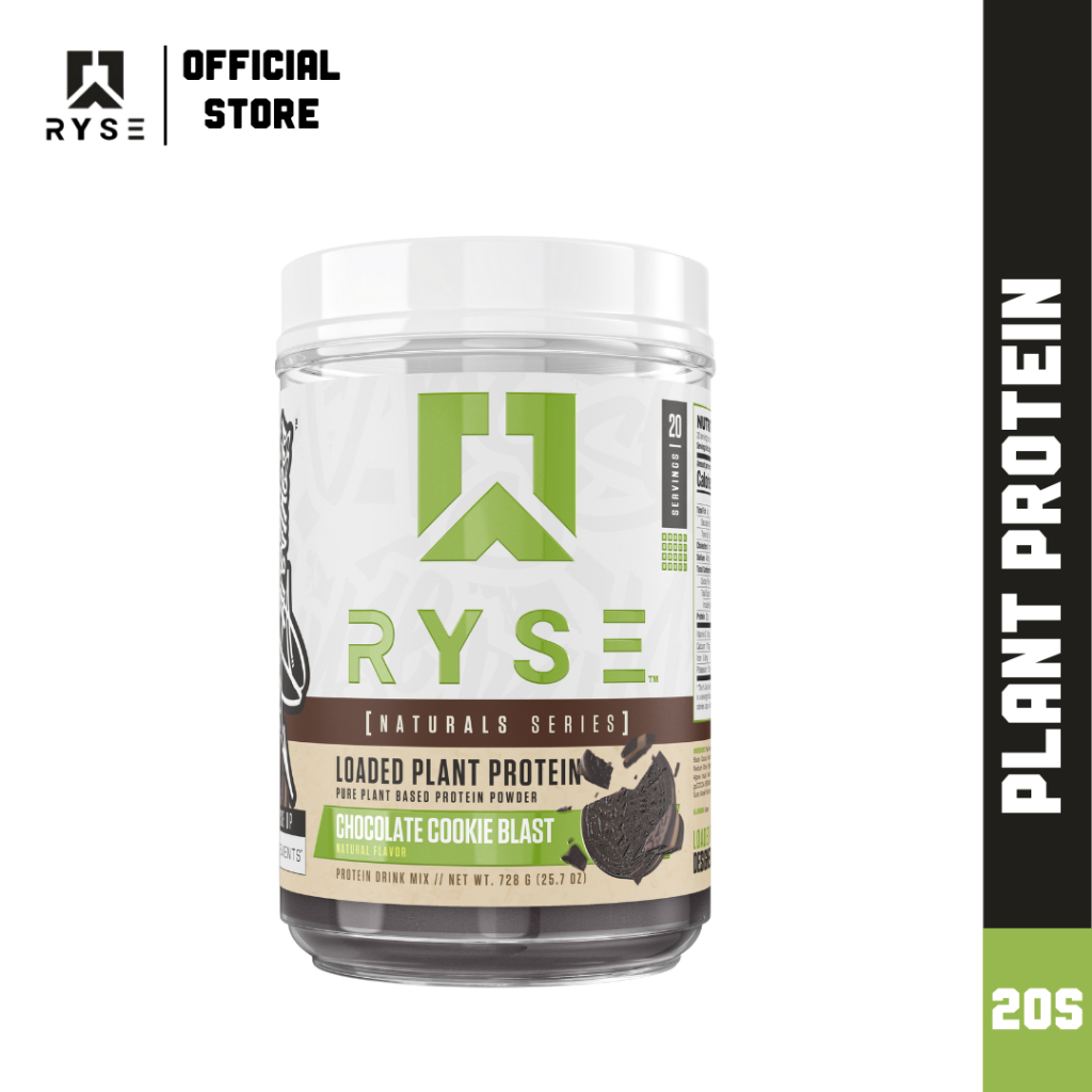 Ryse Plant Protein | 20g Protein from Pea, Chickpea, & Barley Rice | 20 ...