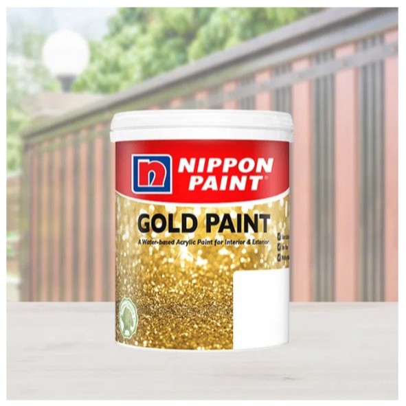 Nippon Gold Paint - Wood & Metal Paints with Free Painting Tools (Brush ...