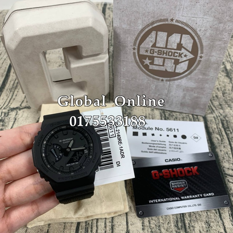 100% ORIGINAL CASIO G-SHOCK 40th Anniversary REMASTER BLACK GA