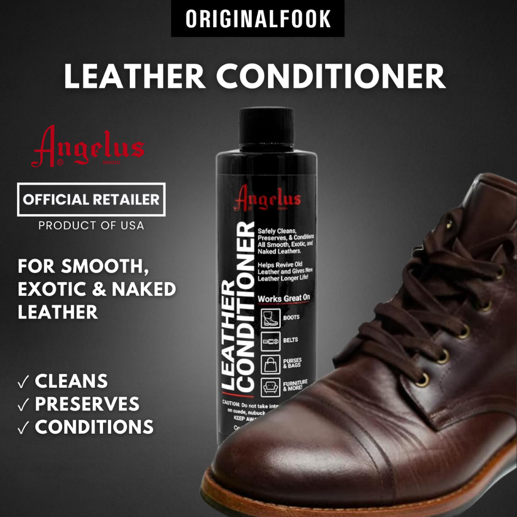 Angelus Leather Conditioner For Shoes Wallets Bags Belts