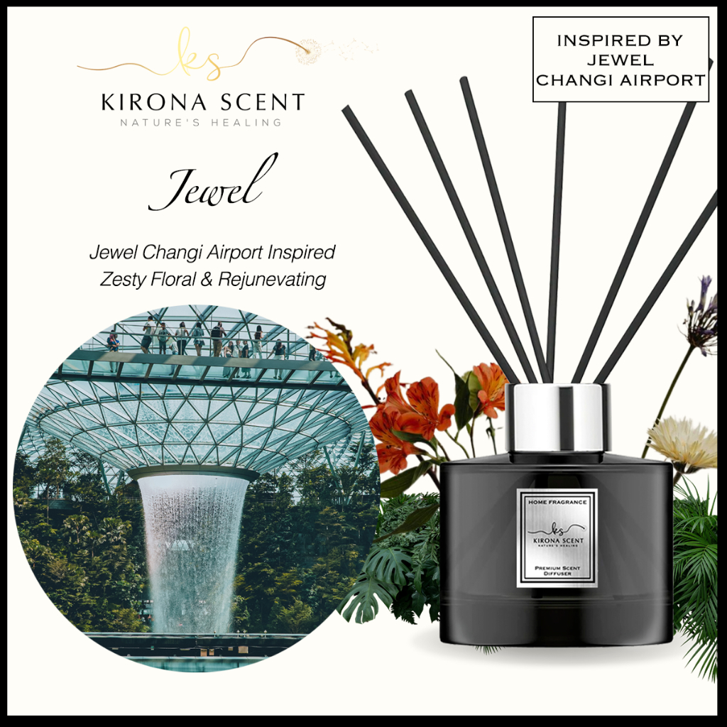 Jewel Changi Inspired Reed Diffuser. 110ML. Iconic Malls, Designer's ...
