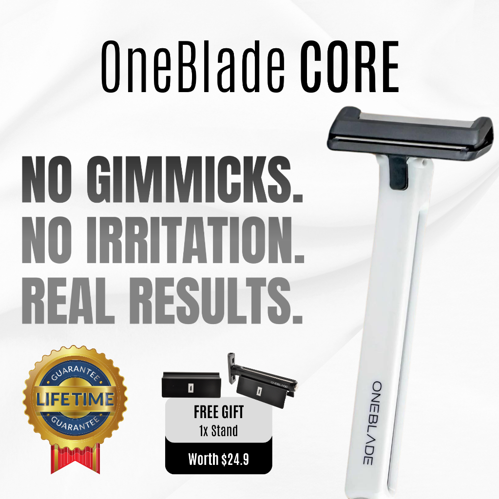 [FREE STAND & BLADE] OneBlade Core Safety Razor - Single Blade Manual ...