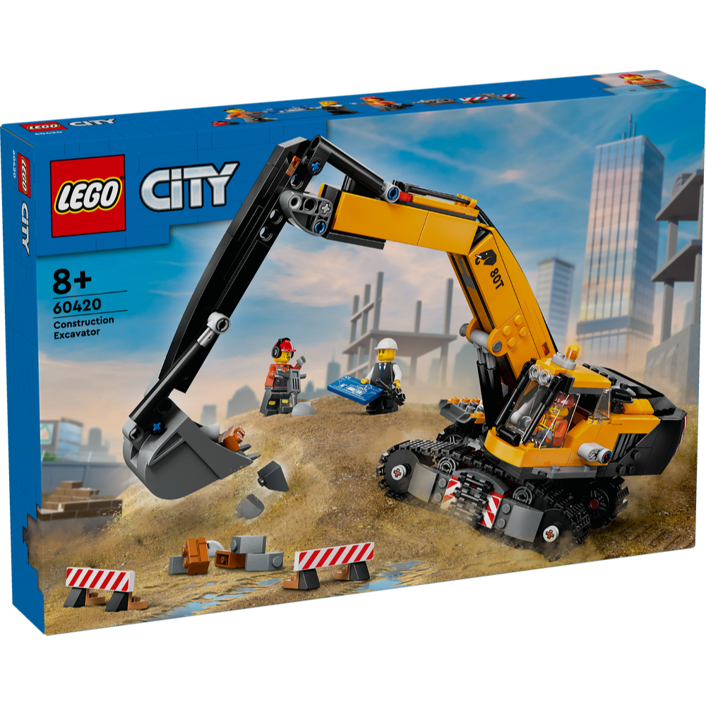 LEGO City 60420 Yellow Construction Excavator | Shopee Singapore