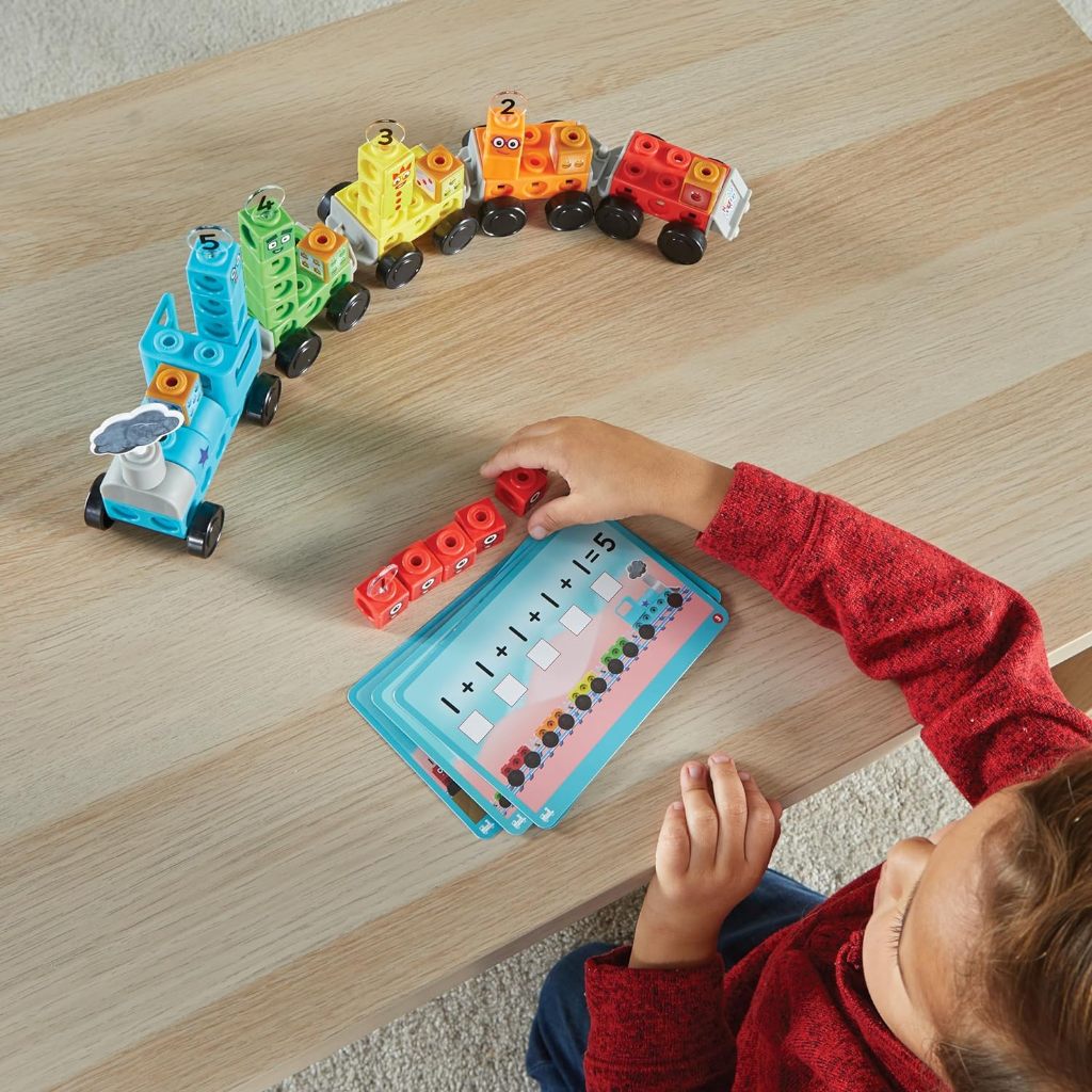 hand2mind Numberblocks Express Train MathLink Cubes Activity Set ...