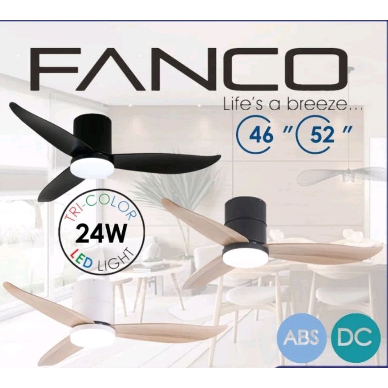 [Sg Seller] Fanco co fan Rito-3 smart DC motor 45