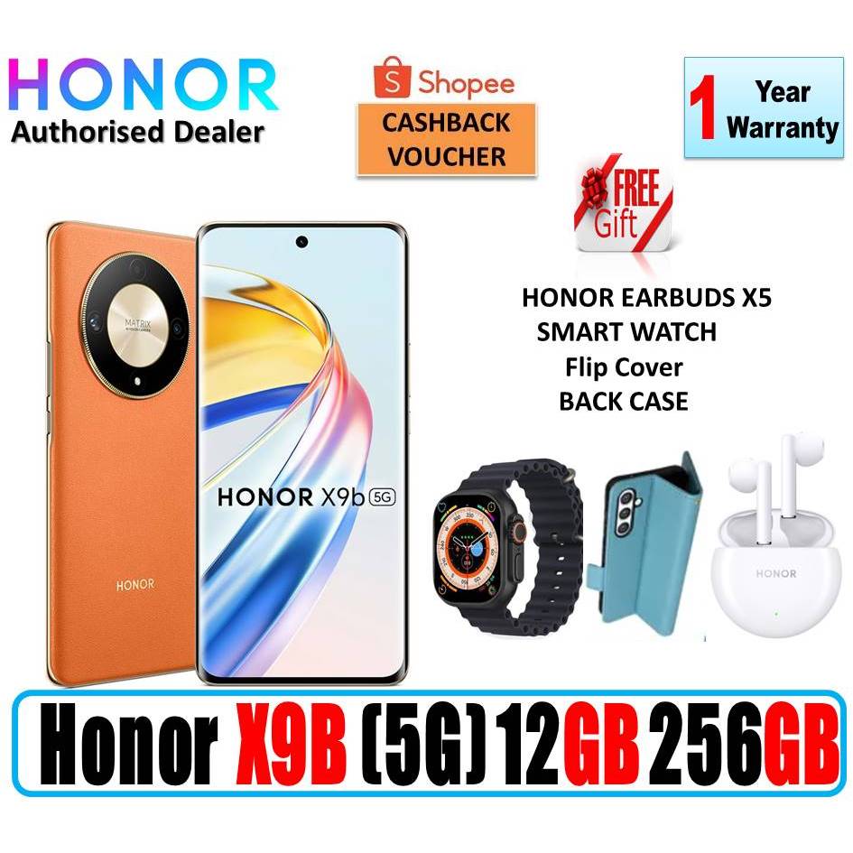 259 Sale Honor X9b 12gb 256gb 1 Year Official Honor Warranty T Set Shopee Singapore 3821