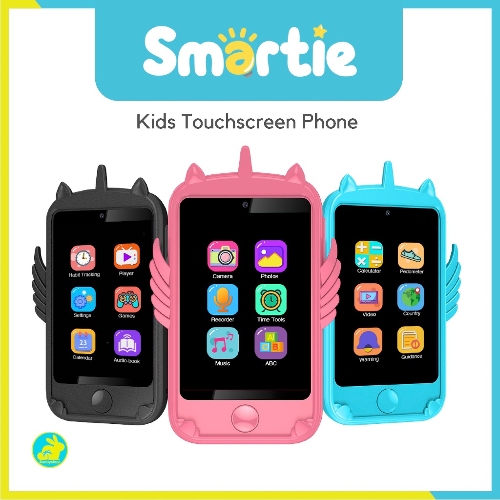 【Smartie Phone】Kids Smart Phone☆Touchscreen☆Camera☆Video Recorder☆Music ...