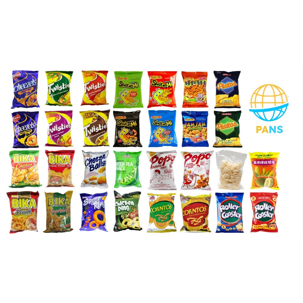 Twisties Cheezels Shoyuemi Mimi Tamtam Bika Super Ring Cheese balls ...