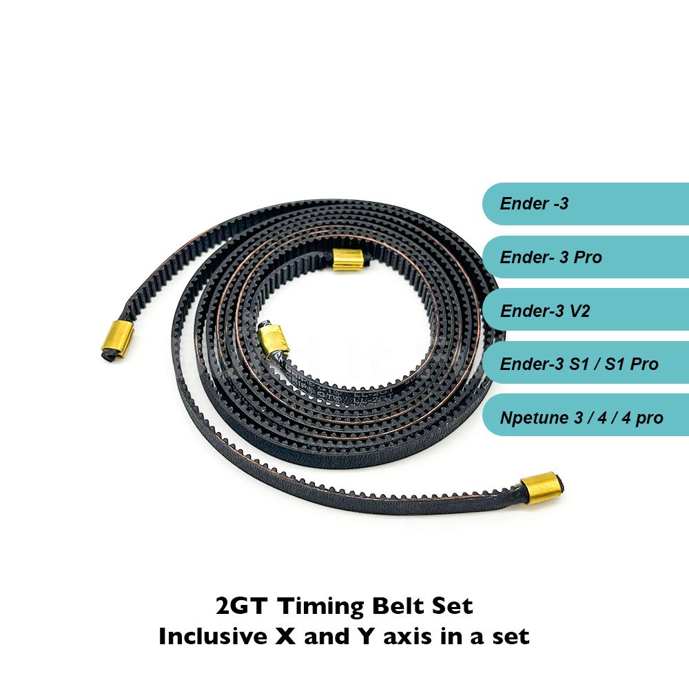 [SG Stock] 2GT Timing Belt Set (X and Y Axis Timing Belt) for Ender-3 ...