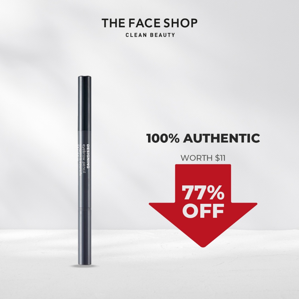 THEFACESHOP fmgt Designing Eyebrow Pencil, Easy Auto Eyebrow Pencil ...