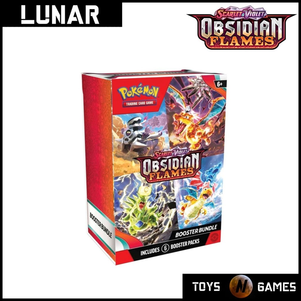 pokemon trading card games sv3 obsidian flames booster bundle Pokemon TCG SV3 Obsidian Flames Booster Bundle