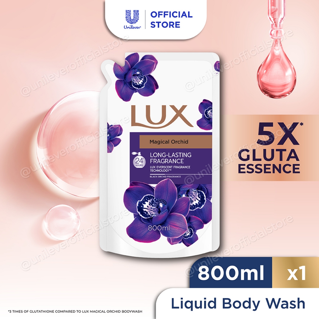 Lux 5X Gluta Essence Body Wash Refill 800ml | Shopee Singapore