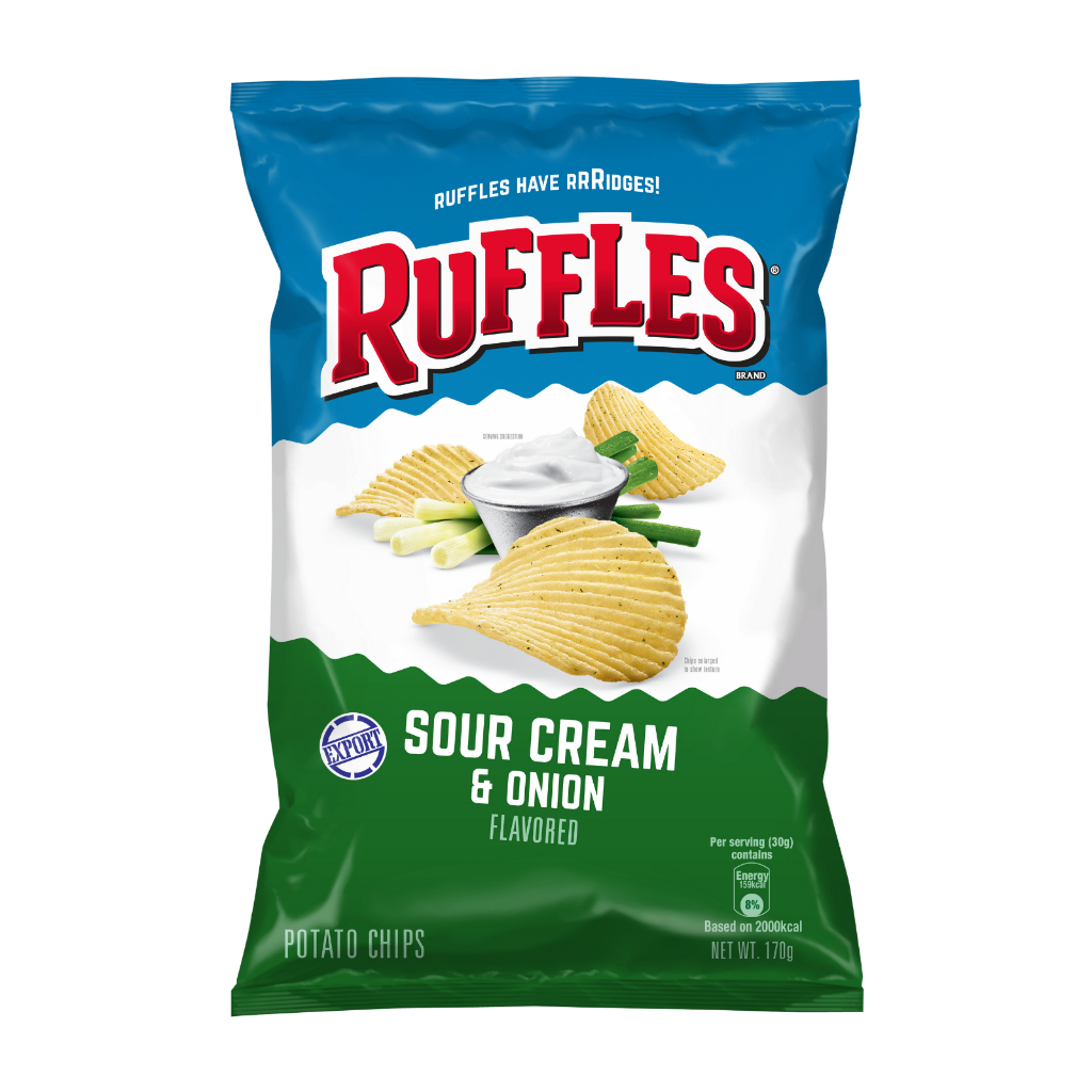 Ruffles Sour Cream And Onion Potato Chips