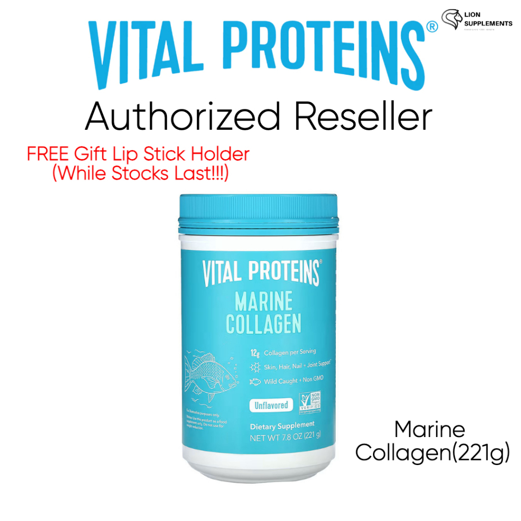 Vital Proteins, Marine Collagen Unflavoured 221g Peptides Powder, Skin, Hair, Nail Joint Support