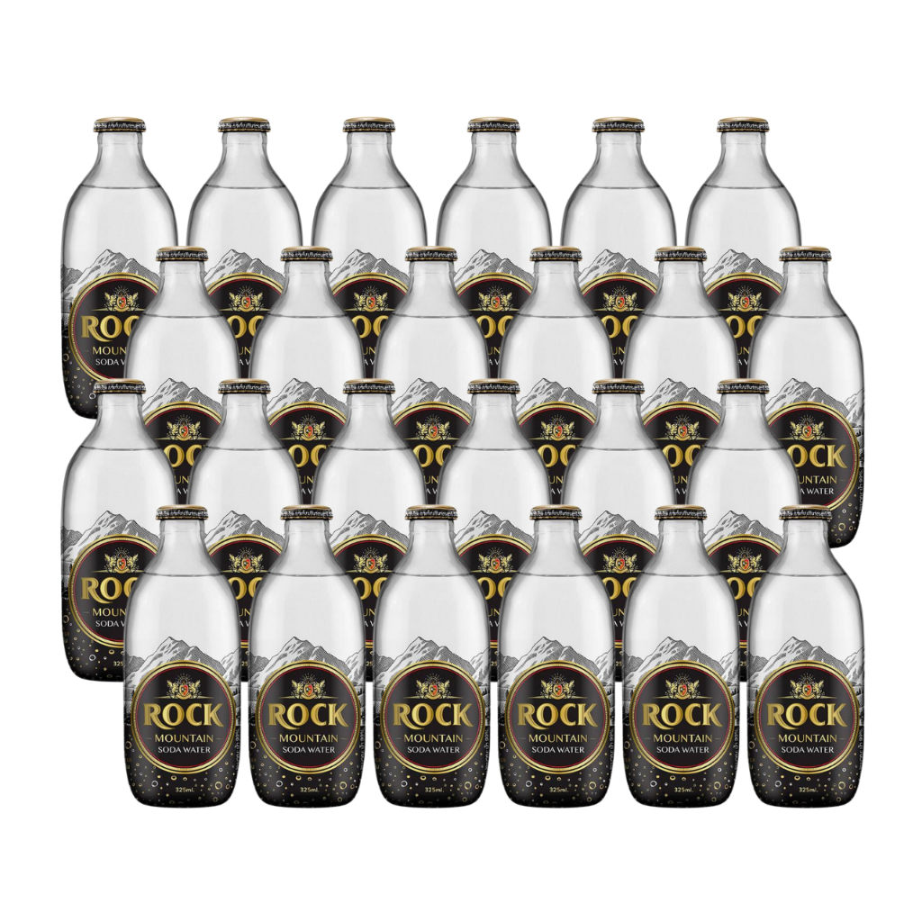 [Bundle of 24] Leo / Rock Mountain Soda Water Bottle 325ml Refreshing ...