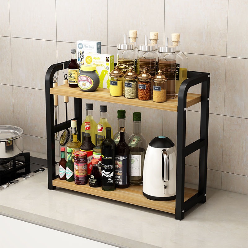 [SG STOCK] kitchen spice rack storage rack | Shopee Singapore