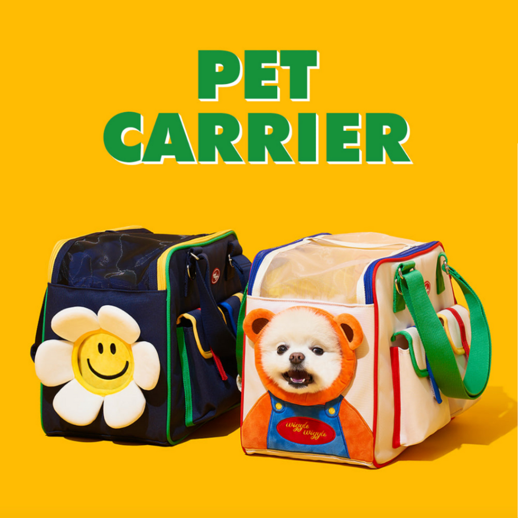 ❗️PRE-ORDER❗️[PETHROOM x wiggle wiggle] Pet Carrier - Smile we