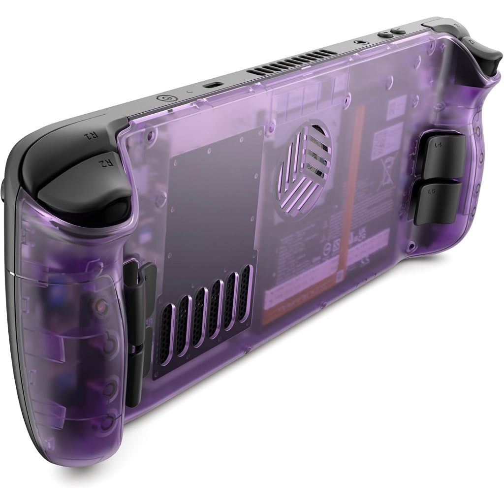 JSAUX Steam Deck OLED Transparent Casing Back Plate Vents