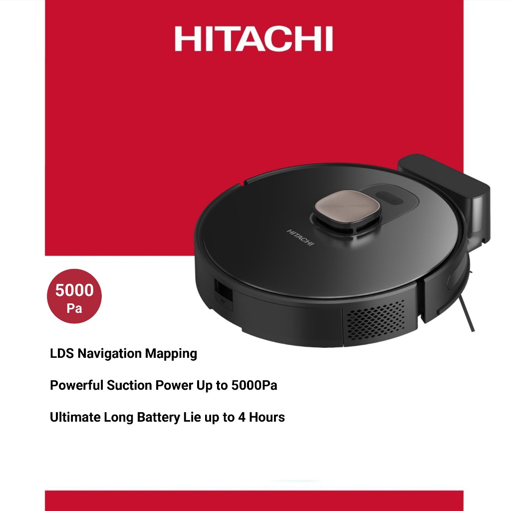 Hitachi Robotic Vacuum Mopping LDS RV-X20P | Shopee Singapore