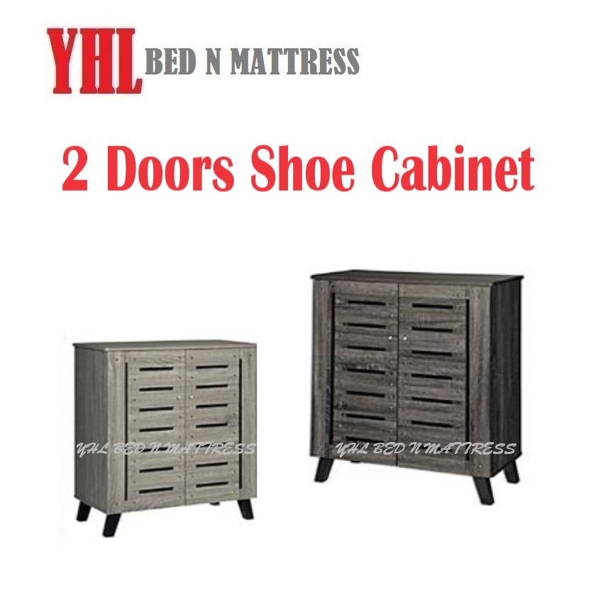 YHL Budget New 2 Doors Shoe Rack / Shoe Cabinet With Ventilation Door ...