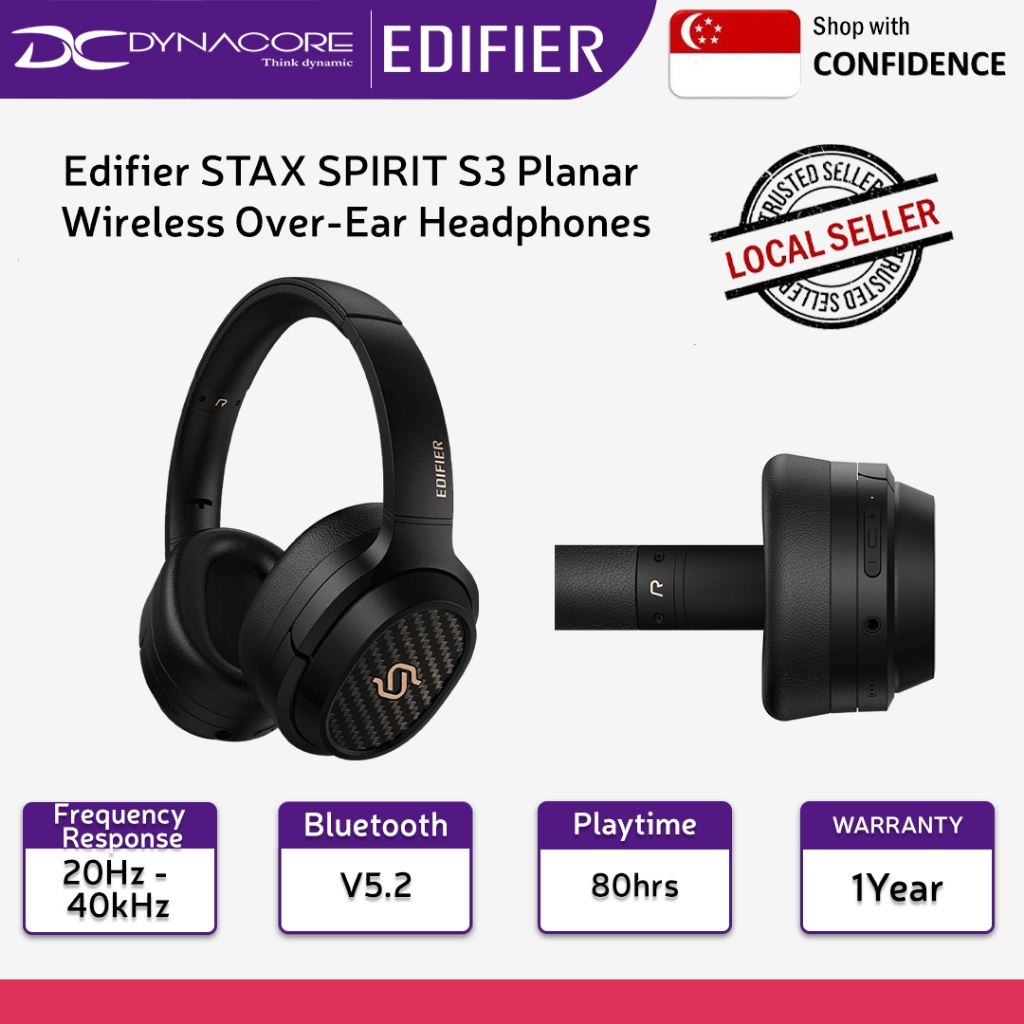 Edifier STAX SPIRIT S3 Planar Wireless Over-Ear Headphones - Qualcomm ...
