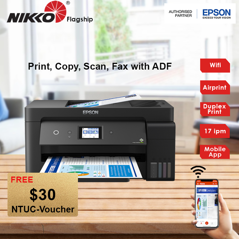 [Singapore Warranty] Epson L14150 Business A3+ Wi-Fi All-in-One EcoTank ...
