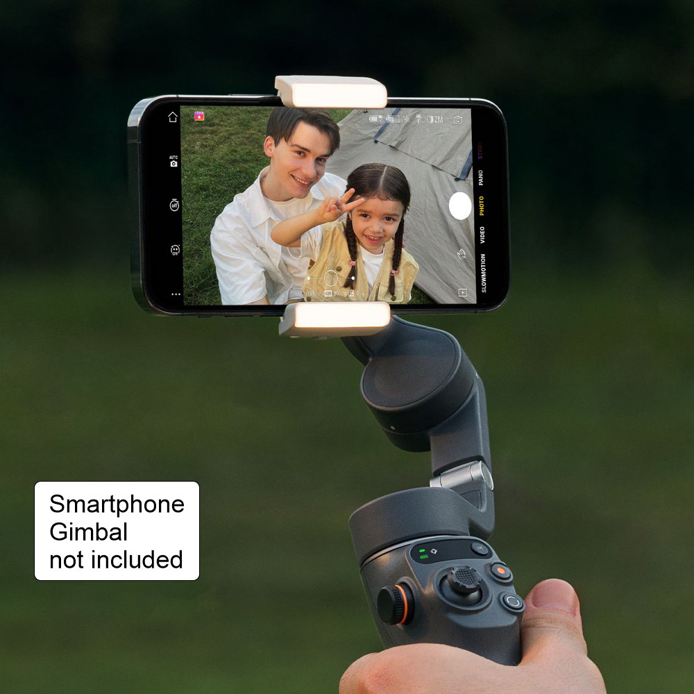 thumbnail image 2 of Magnetic Fill Light For Gimbal Stabilizers - 40 LED Video Light With 3 Color Modes 2 of 12