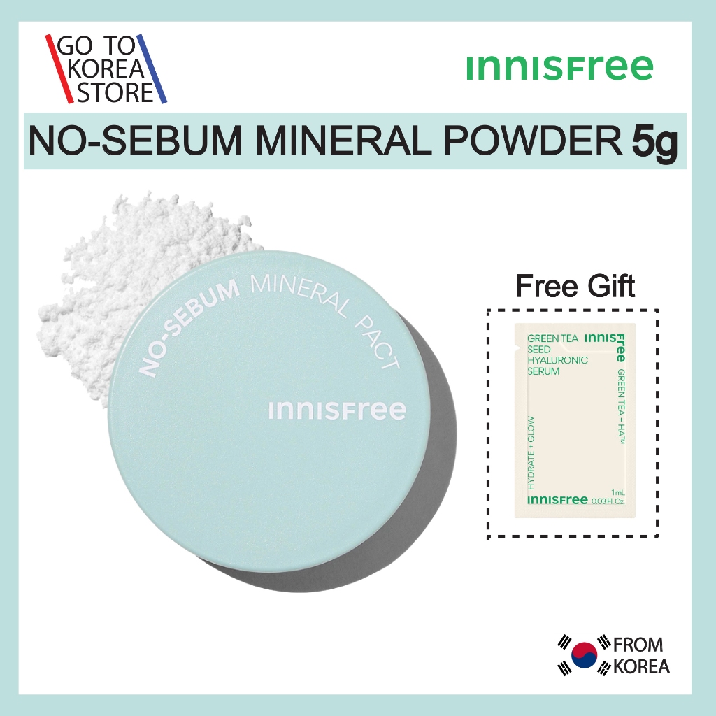 [INNISFREE] NO SEBUM MINERAL POWDER 5g | Shopee Singapore